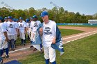 Baseball vs Babson  Wheaton College Baseball players celebrate their victory over Babson to win the NEWMAC Championship for the third year in a row. - (Photo by Keith Nordstrom) : Wheaton, baseball, NEWMAC